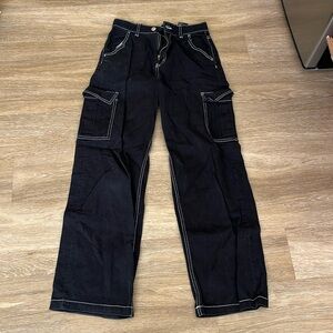 H&M black cargo pants